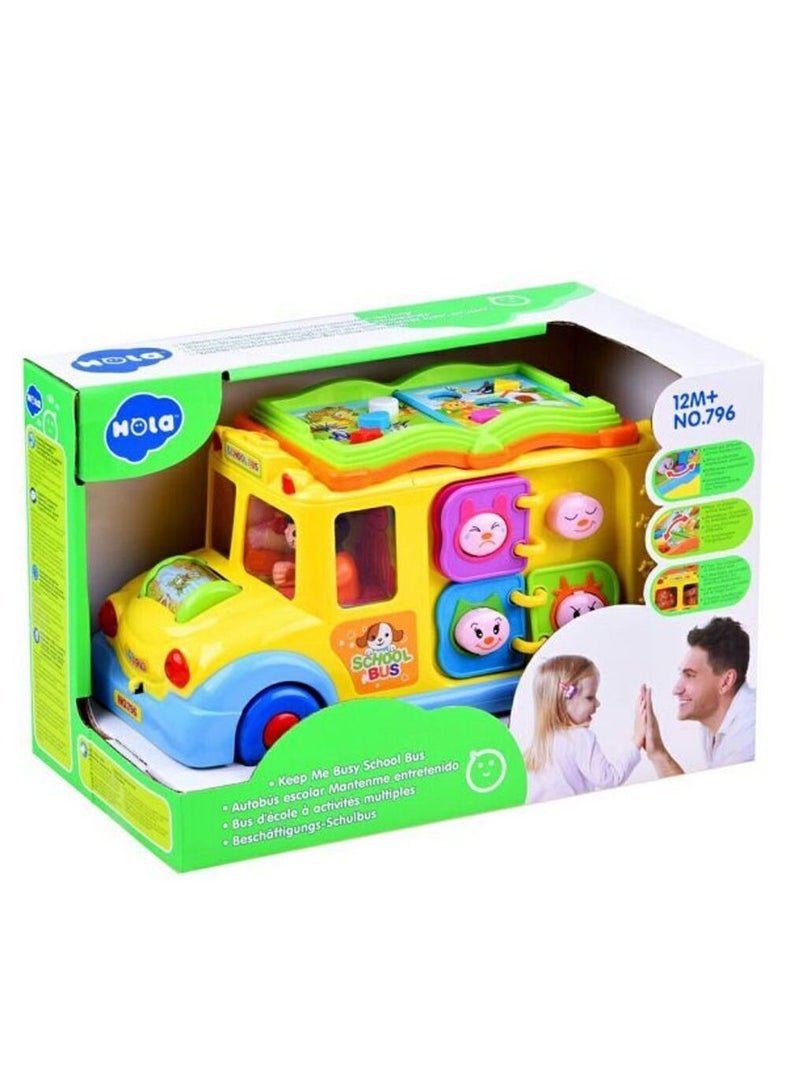 HOLA School Bus Activity Toy - Image 1
