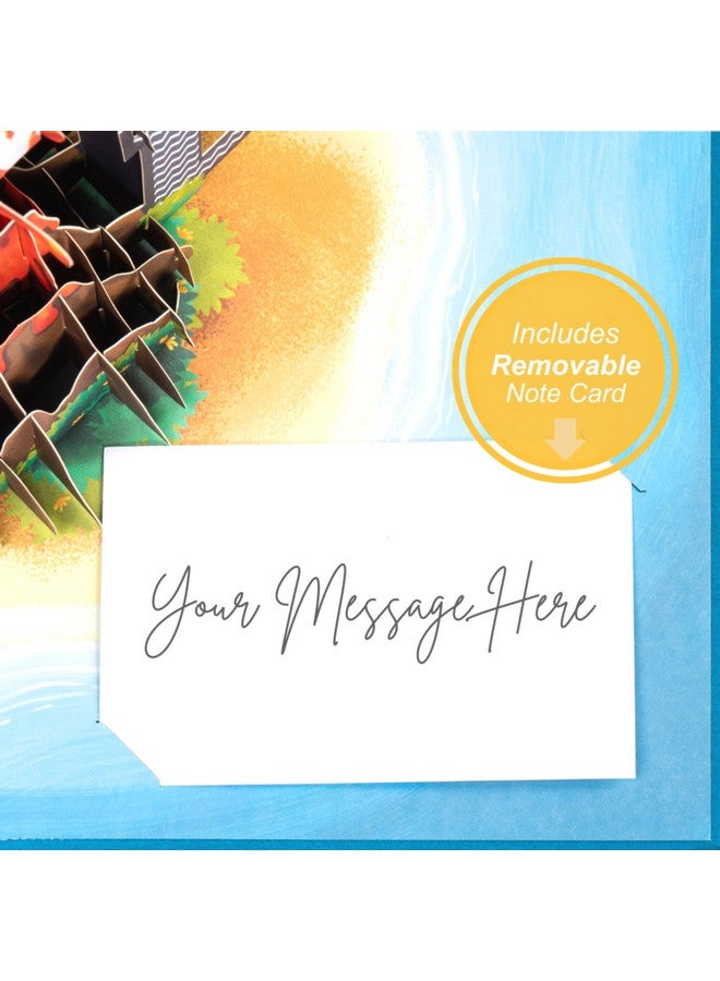 Paper Love 3D Fathers Day Card Pop Up I Lava You Dad Gift For Dad Husband Son Anyone 5" X 7" Cover Includes Envelope And Note Tag - Image 5