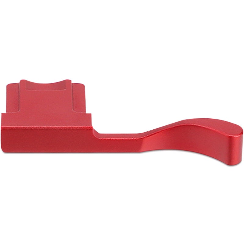 Haoge THB-X2R Metal Hot Shoe Thumb Up Rest Hand Grip for Fujifilm X100VI Fuji X100V Camera Red - Image 1