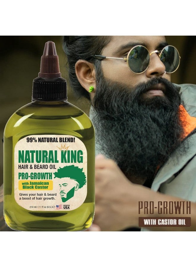 SFC Natural King Pro-Growth Hair & Beard Oil with Jamaican Black Castor Oil 7.1 oz. - Image 5