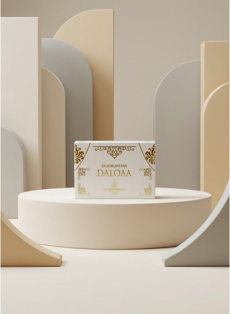 AL KHAYAM ZAFRON Oud Muattar Daloaa - Premium Arabian Incense Bakhoor Chips | Scented Agarwood with Sweet Floral & Deep Musk Notes | Long-Lasting Home Fragrance for Burners (Mabkhara) | Traditional Middle Eastern Oud - Image 1