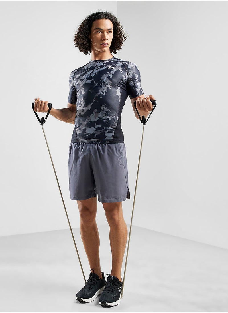 UNDER ARMOUR Heatgear Isochill Printed Compression T-Shirt  - Image 4