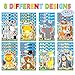 DaiUni 24 Sheets Safari Animals Make a Face Sticker Sheets for Kids Todders Activities Make Your Own Stickers for Kids Birthday Party Favor Supplies Craft - Image 4
