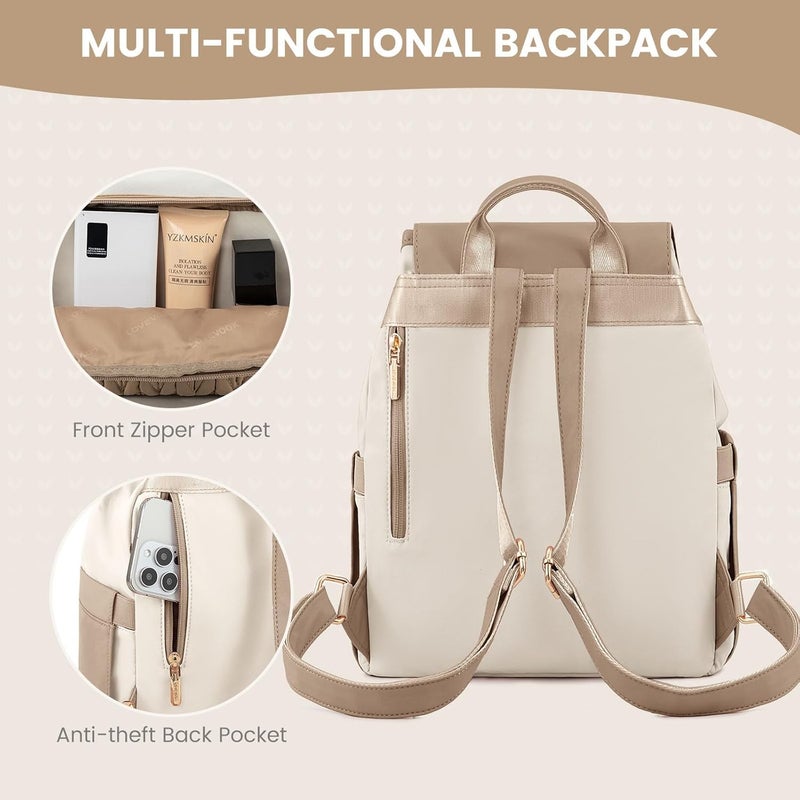 LOVEVOOK Backpack Purse for Women,Small Backpack for Women for Travel Work,Cute Backpack Daypack With Anti-theft Pocket,14 Inch Fashion Ladies Backpack for Daily College Shopping - Image 5