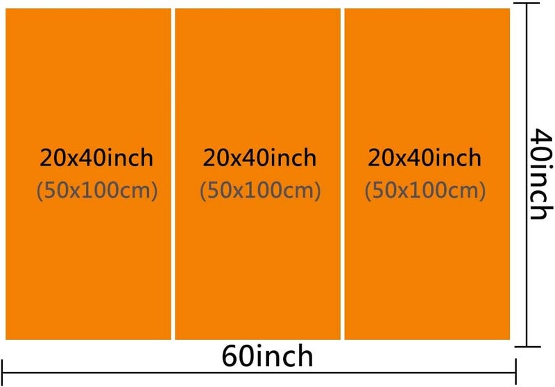 BPA Moraine Lake Wall Art - 3 Panel Canvas - Image 4