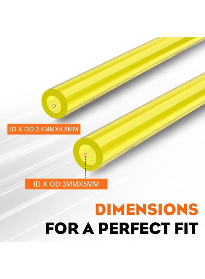 Hipa (Pack of 4 Primer Bulb + Fuel Line for Husqvarna Trimmer Weedeater 123L 225 232L 227L 240L 322L 323 325 326 Chainsaw 235 236 240 340 345 350 353 440 445 450 460 125B 125BVX 125BVX - Image 4