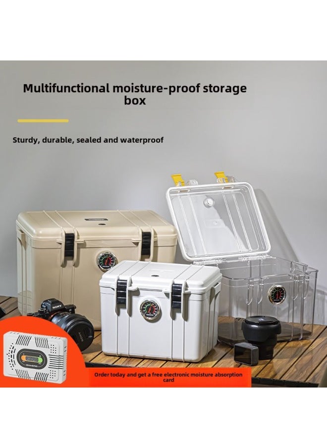Generic Multifunctional Moisture-proof Storage Box Camera Photographic Equipment Precision Instrument Safety Protection Box Electric Hardware Toolbox-Color:J301 Small Size  Comes With Electronic Moisture Absorption Card + Sponge Pad  - Image 2