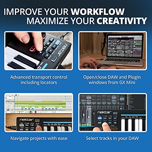 Nektar Impact GX Mini 25 Velocity-sensitive Mini Keys Portable USB Midi Controller - Image 5