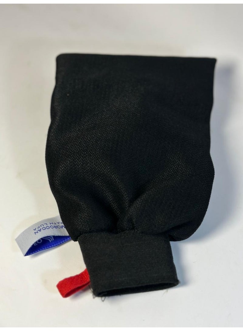 مقشر الجسم باللوفة المغربية - تصميم قفاز عملي وقابل لإعادة الاستخدام، لطيف ومناسب للبشرة الحساسة، قطعة واحدة - Image 2