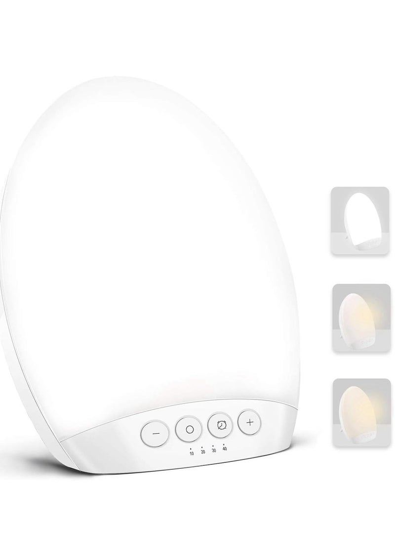 SYOSI - Light Therapy Lamp - 10000 Lux Light, 4 Timer & Mode Happy Lamp, White/Natural/Warm Lighting, 5 Adjustable Brightness Levels, Memory Function for a Life - Image 1