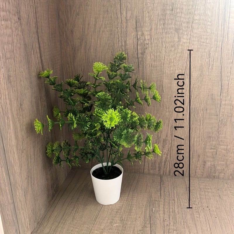 3 Piece Miniature Bonsai Set Lifelike Pine Tree Artificial Potted Plants For Desk Home Decor - Image 5