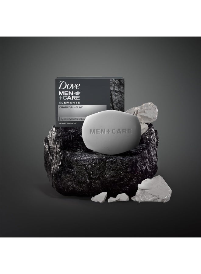 دوف صابونة العناية بالرجال بالفحم والطين 3 في 1 لليدين والجسم والوجه والحلاقة 106 جم 6 قطع - Image 2