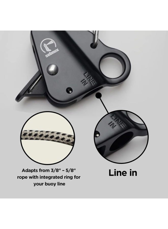 Sebnux Staines Steel Adjustable Boat Fender Clips Quick Release Hooks for Boat Bumpers Ideal for Small Boat and Pontoon (4) - Image 3