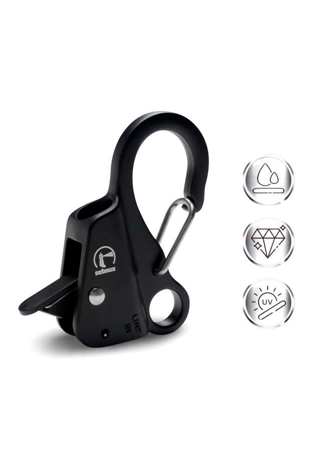 Sebnux Staines Steel Adjustable Boat Fender Clips Quick Release Hooks for Boat Bumpers Ideal for Small Boat and Pontoon (4) - Image 2