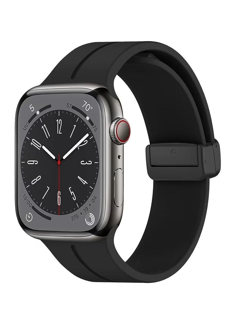 ELTRAZONE Apple Watch Band Compatible with 38mm, 40mm, and 41mm Models – Quick Release Soft Silicone Sport Strap – Skin-Friendly, Lightweight, and Durable Replacement Band for Apple Watch Series – Ideal for Fitness, Daily Wear, and Outdoor Activities - Image 1