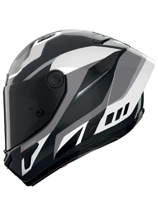 Nolan X-804 RS U.C. LESMO CARBON/WHITE/BLACK/GRAY GLOSSY Helmet - Image 1