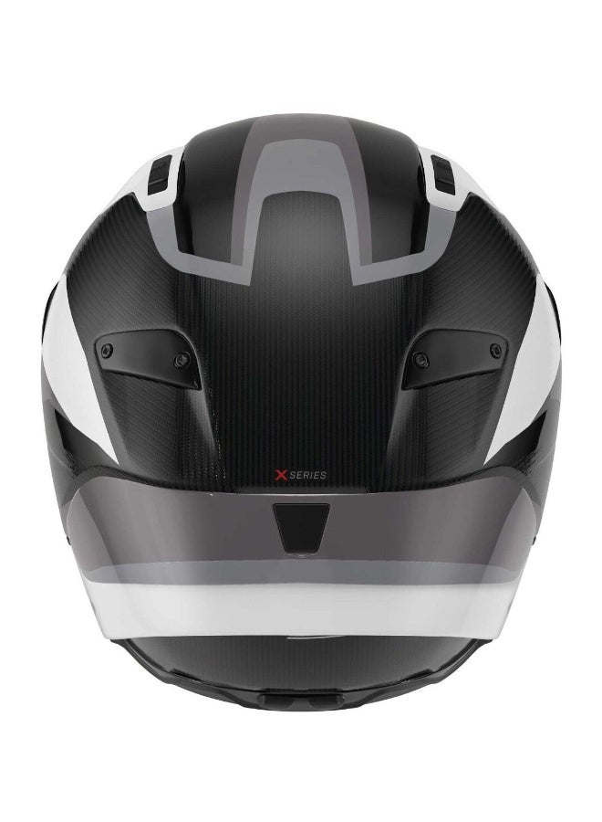 Nolan X-804 RS U.C. LESMO CARBON/WHITE/BLACK/GRAY GLOSSY Helmet - Image 3