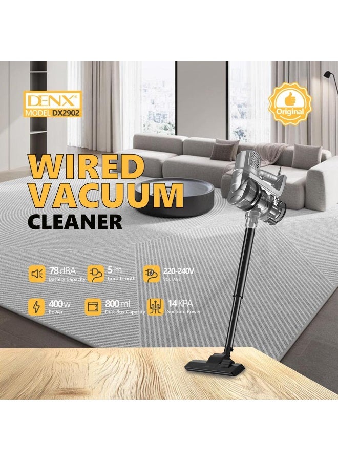 DENX DX2902 Corded Vacuum Cleaner with 400W Power and High Suction Performance - Image 4