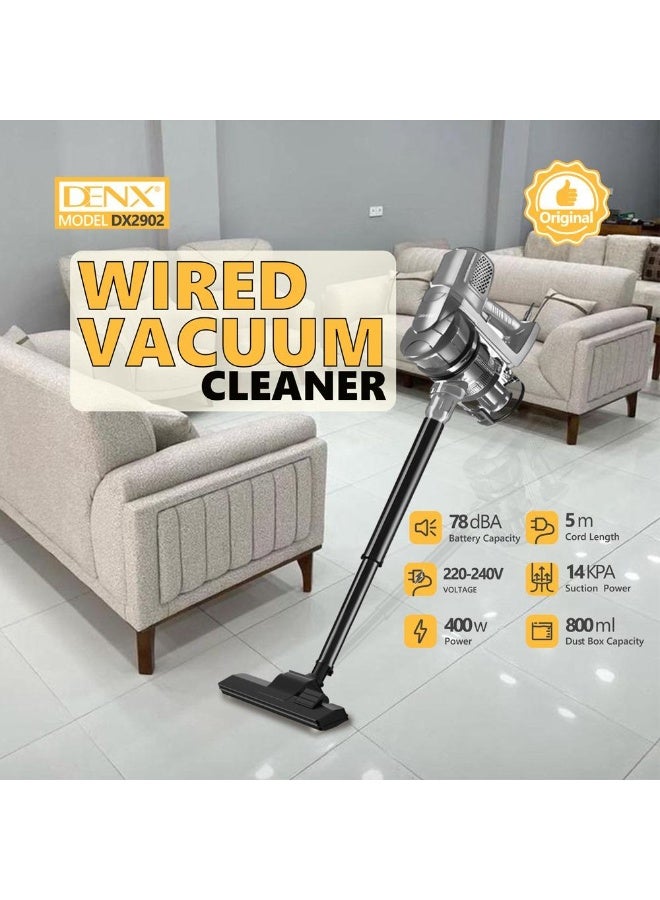 DENX DX2902 Corded Vacuum Cleaner with 400W Power and High Suction Performance - Image 5