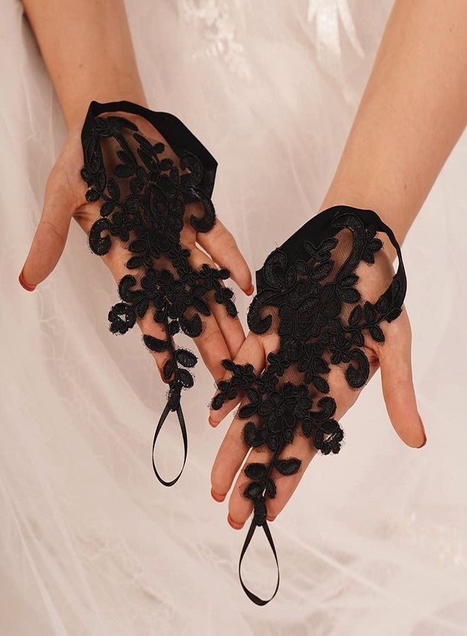 Sither رباط قدم سيثير لحفل زفاف الشاطئ، صنادل بدون حذاء، سوار كاحل أسود للعروس، رباط بدون حذاء للنساء، مجوهرات سوار كاحل، إكسسوارات، هدية لها في حفلة عيد الهالوين - Image 3