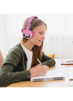 General Wireless bluetooth headphones for kids, cute noise cancelling headphones with microphone/TF card, foldable headphones for kids, teens, girls, school, mobile phones, tablets  - Image 3