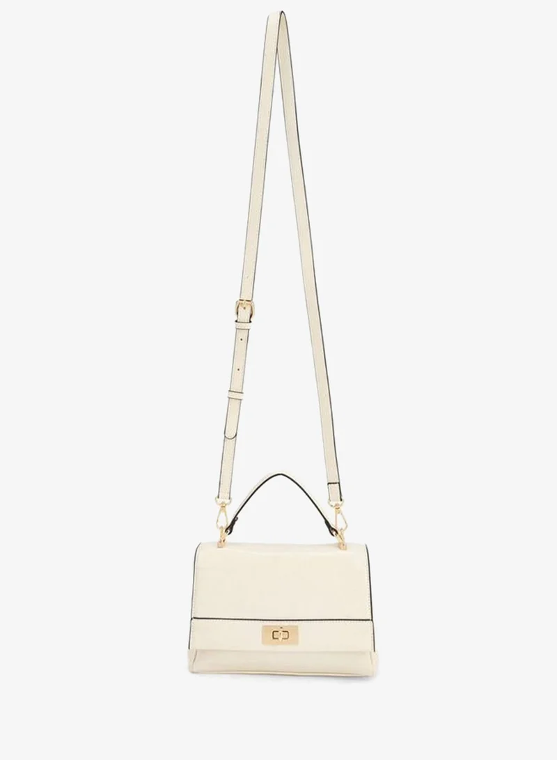بابريكا Solid Satchel Bag With Detachable Strap