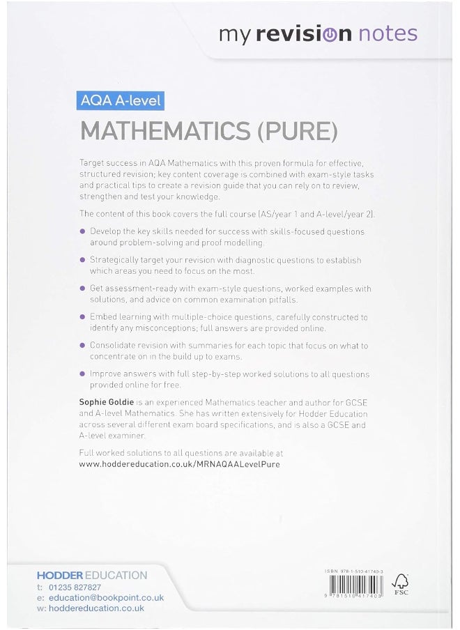 My Revision Notes: AQA A Level Maths (Pure)  - Image 1