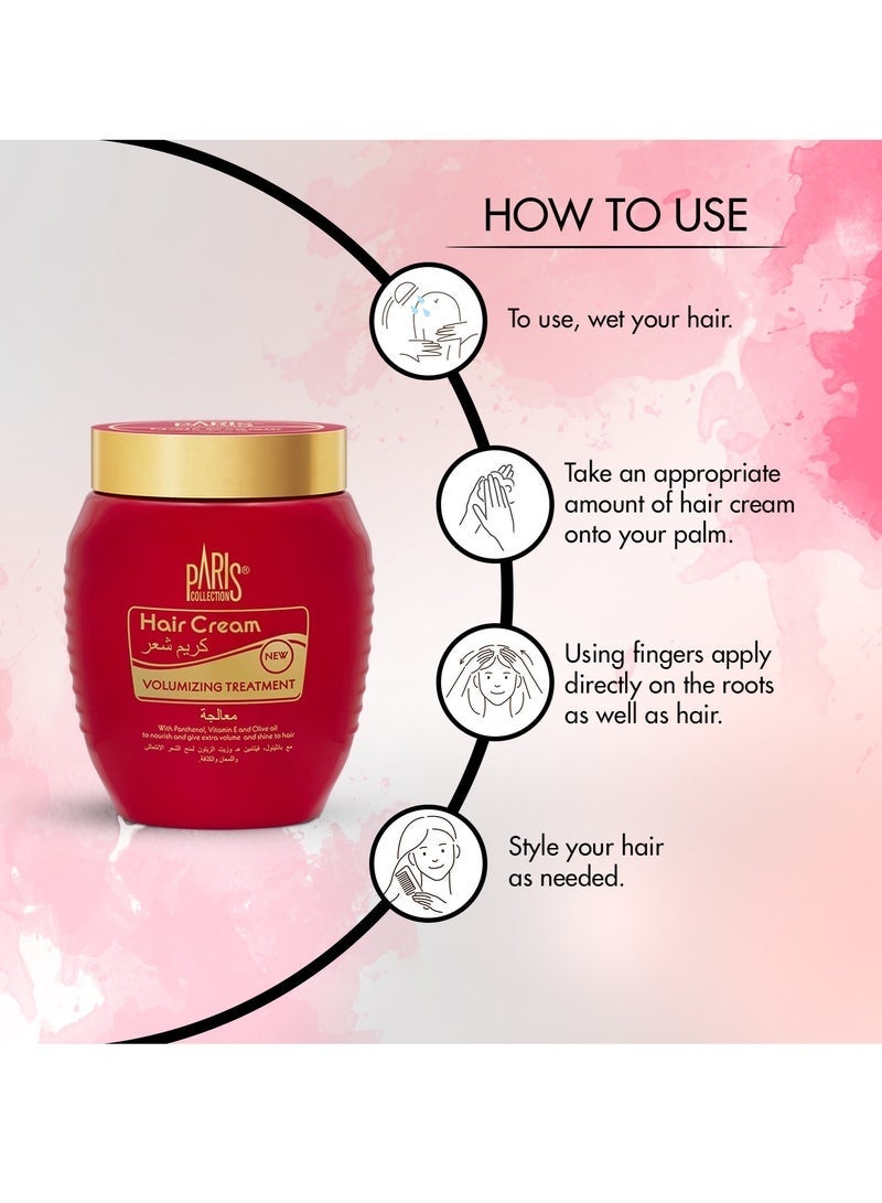 Paris Collection Hair cream  Volumising Treatment Hair Cream Unisex 475ml - Image 4