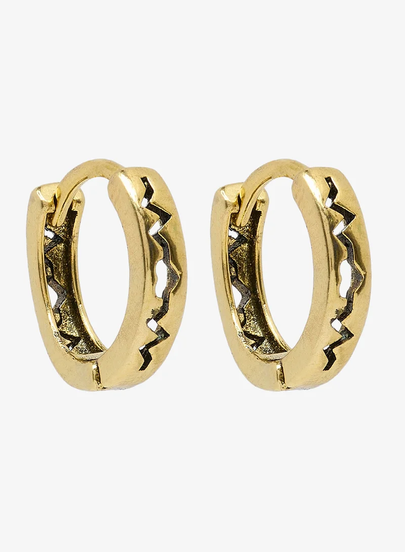 Textured Hoop Earrings