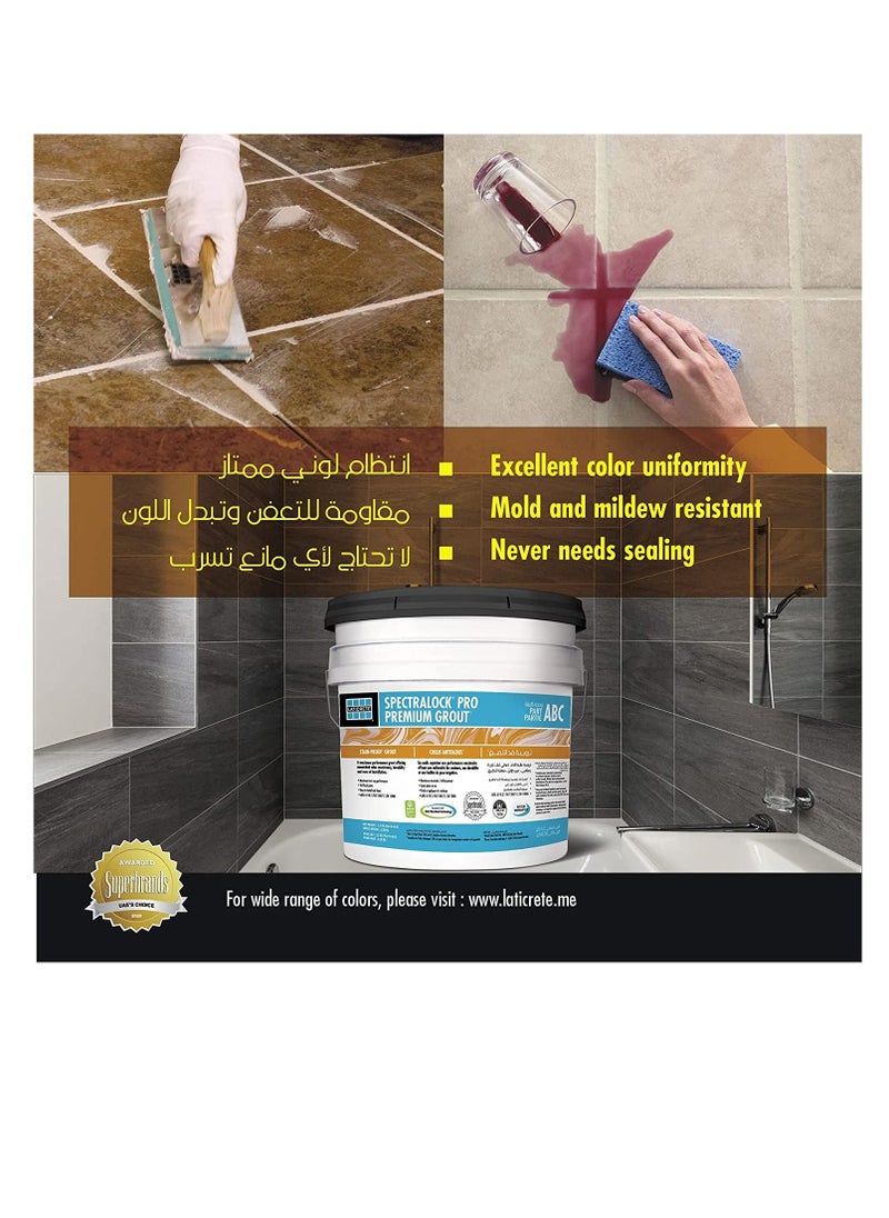 LATICRETE Spectralock Pro Premium Grout  - Epoxy grout  - 42 Platinum  - Image 2