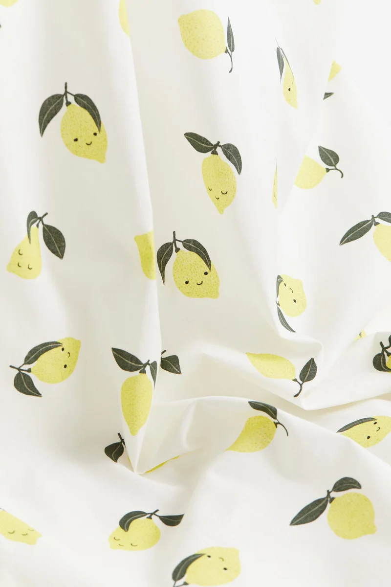 H&M 2-Pack Patterned Cotton Curtains
