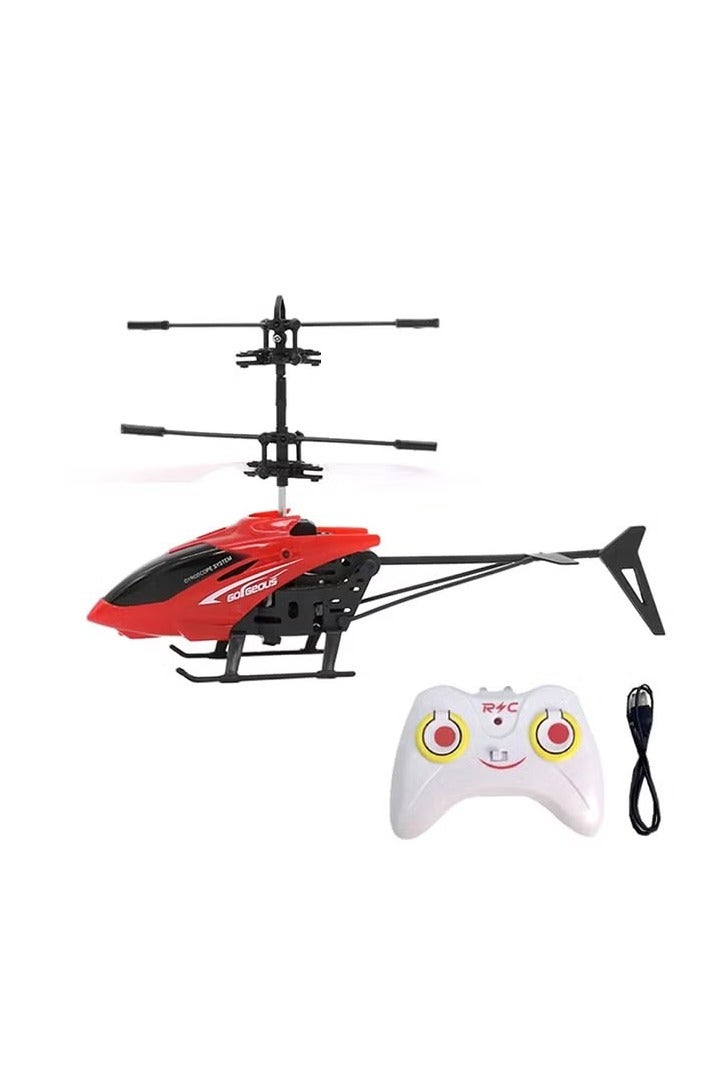 Hand-held remote control helicopter with cable and remote control - Image 1