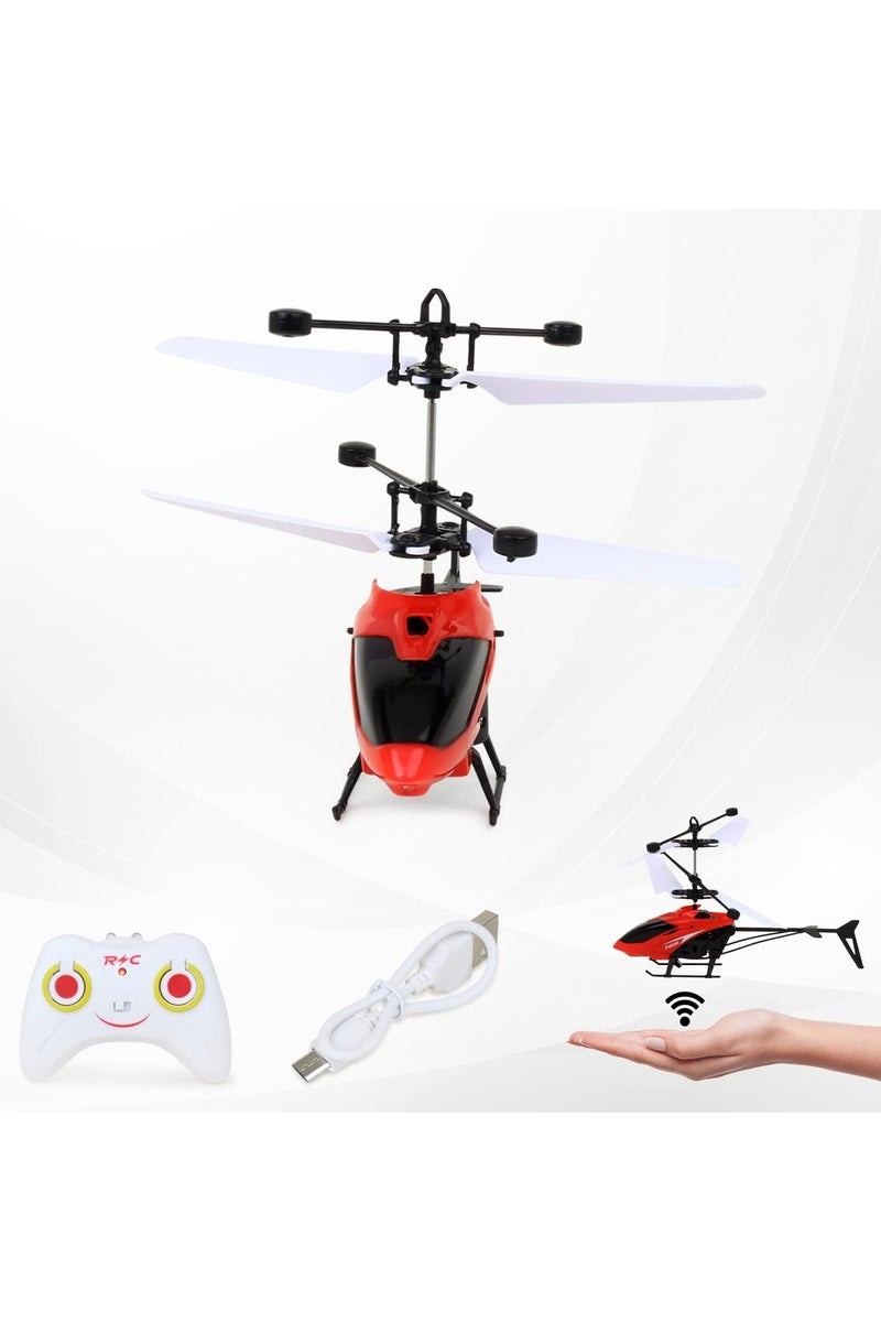 Hand-held remote control helicopter with cable and remote control - Image 2