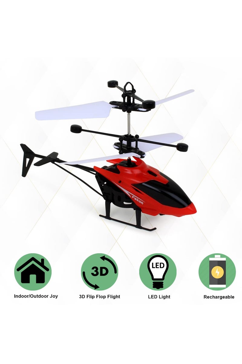 Hand-held remote control helicopter with cable and remote control - Image 3