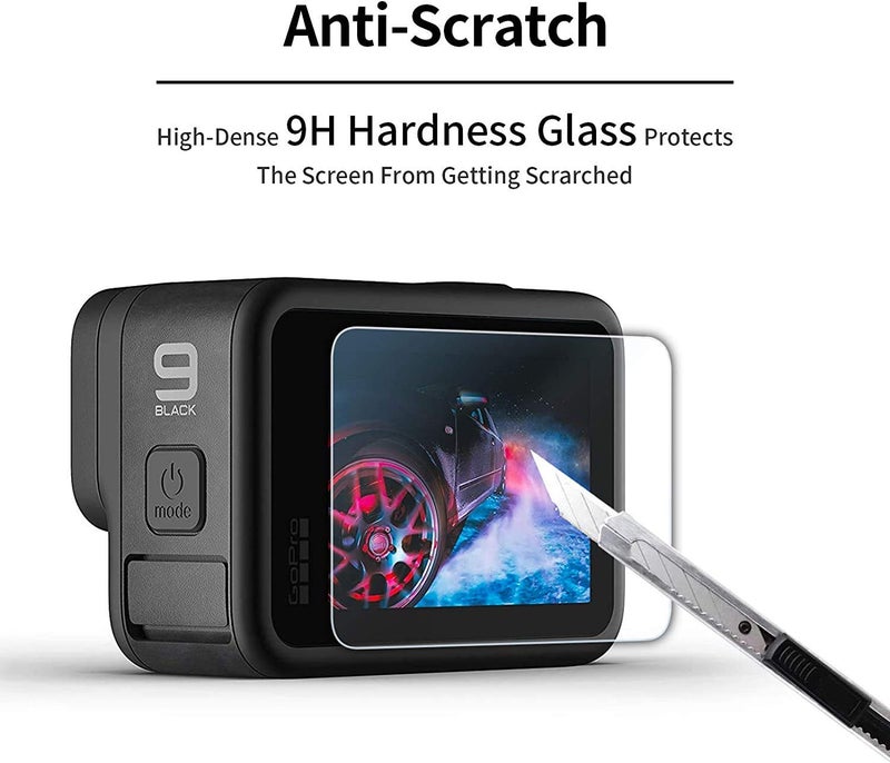 Action Pro 9H Screen Protector Compatible With Gopro Hero- 9, Hd Clear, Anti-Scratch, High Definition Front & Back Screen Protector (Pack Of 3) - Image 5