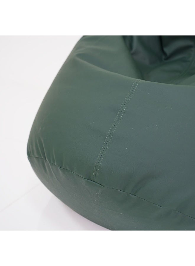 milano Oxford XL Bean Bag Chair 1 Seater Comfortable Lazy Sofa Adult Kids Play  Chair Modern Design Living Room Furniture L 80 x W 80 x H 105 cm Green - Image 3