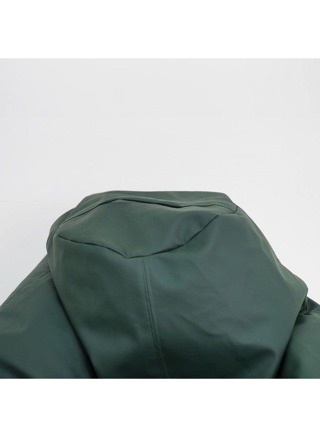 milano Oxford XL Bean Bag Chair 1 Seater Comfortable Lazy Sofa Adult Kids Play  Chair Modern Design Living Room Furniture L 80 x W 80 x H 105 cm Green - Image 5
