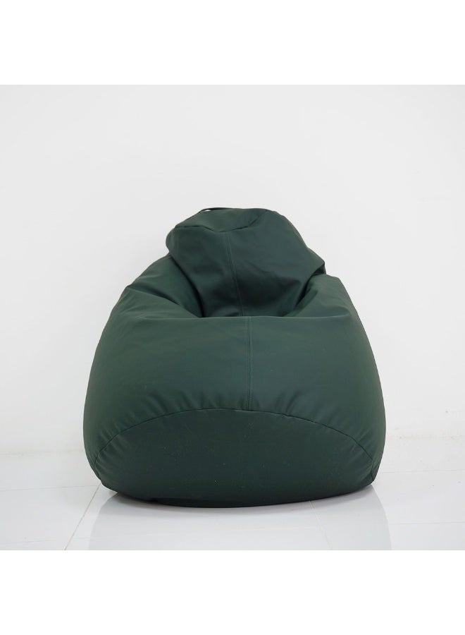 milano Oxford XL Bean Bag Chair 1 Seater Comfortable Lazy Sofa Adult Kids Play  Chair Modern Design Living Room Furniture L 80 x W 80 x H 105 cm Green - Image 2