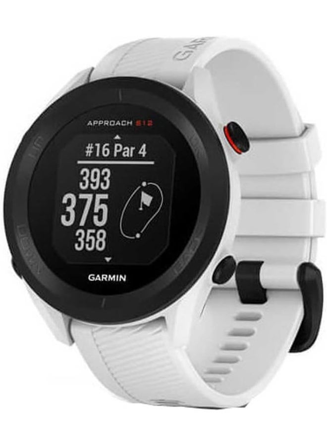 GARMIN GARMIN GPS Golf Watch Approach S12 with Silicone Strap  - Image 1