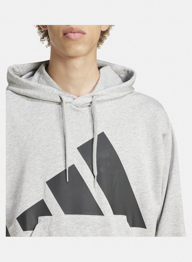 Adidas essentials big logo french terry men's hooded sweatshirt  - Image 3