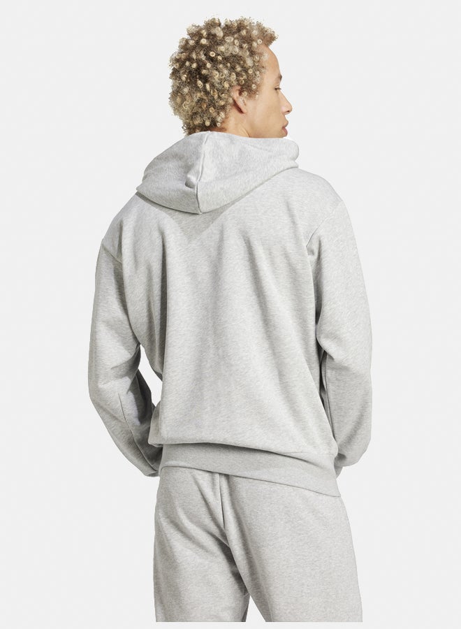 Adidas essentials big logo french terry men's hooded sweatshirt  - Image 4