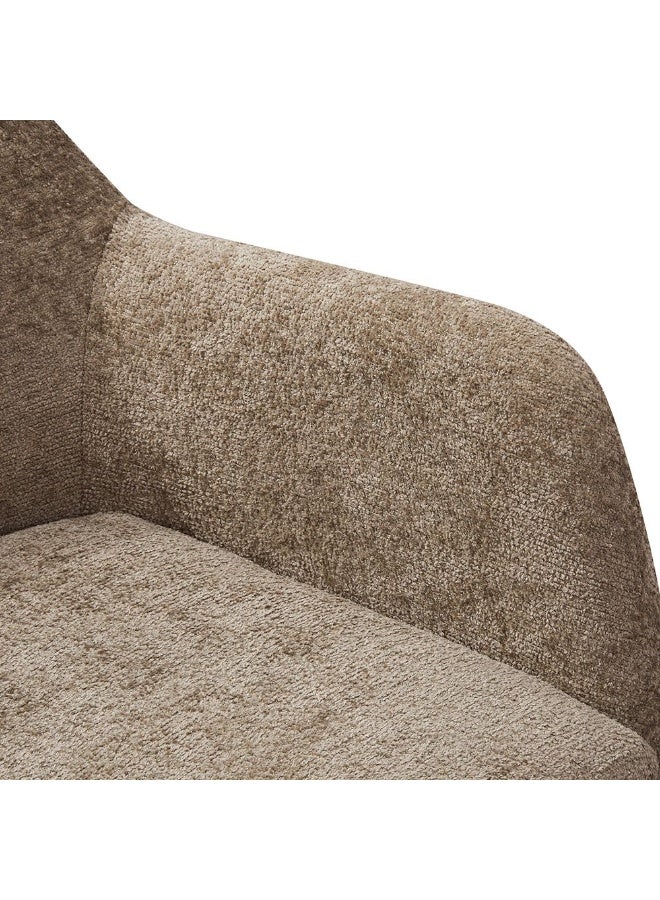 DANUBE HOME Akira 1 Seater Fabric  Accent Chair  | Armchair  | Modern Design Single Seater Accent Chair | Comfortable Living Room Furniture L76xW85xH87cm - Image 5