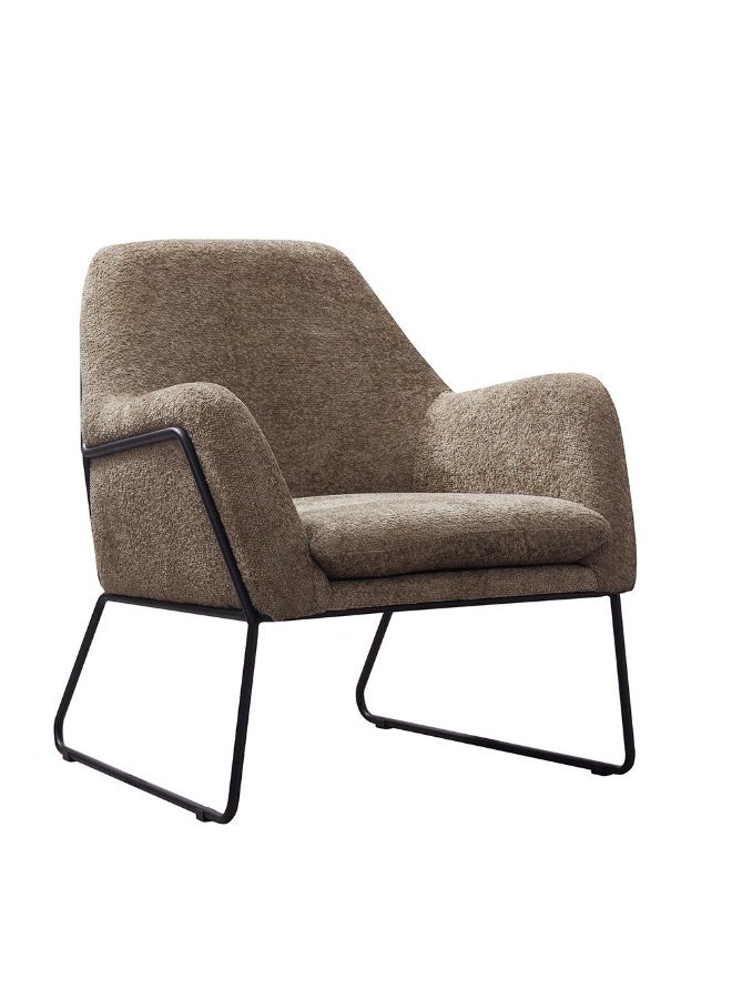 DANUBE HOME Akira 1 Seater Fabric  Accent Chair  | Armchair  | Modern Design Single Seater Accent Chair | Comfortable Living Room Furniture L76xW85xH87cm - Image 3