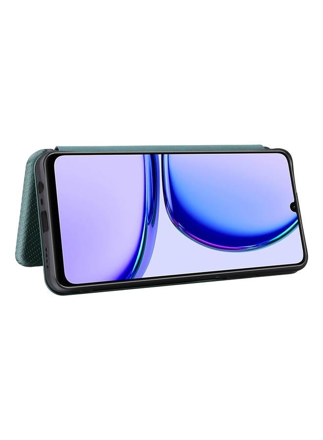 اس-توب جراب لهاتف Realme C53 4G / Narzo N53 4G جراب هاتف جلدي قلاب من ألياف الكربون - Image 5