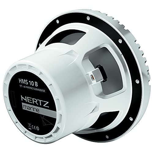 HERTZ HMS-10-B 10" 250 Watts RMS 4-Ohm Marine Infinite Baffle Subwoofer, White - Image 2