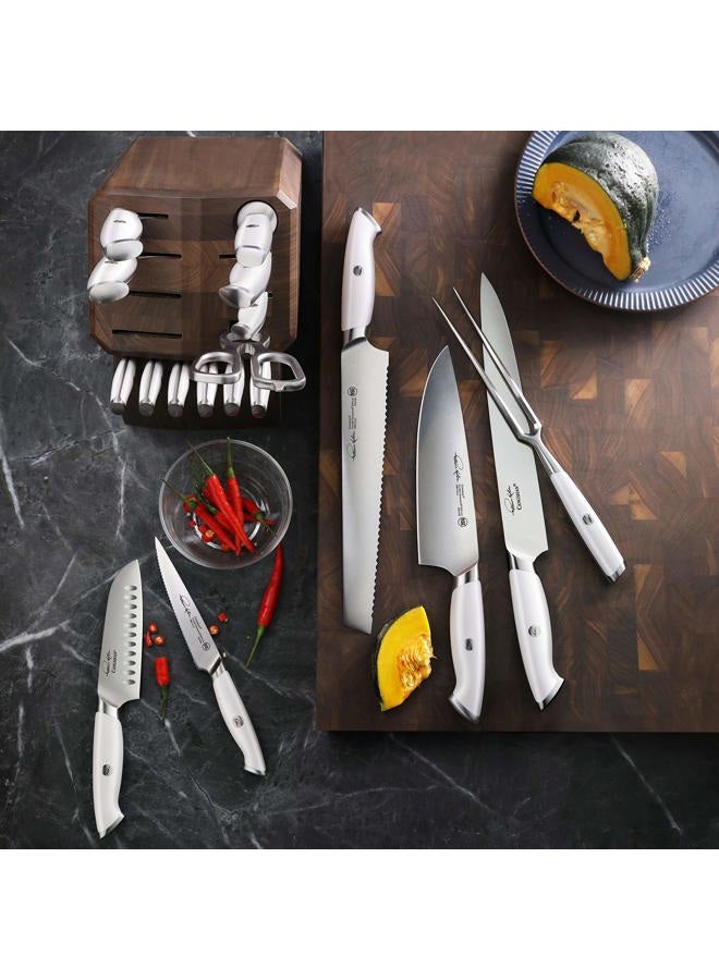 CANGSHAN Thomas Keller Signature Collection Swedish Powder Steel Forged, 8-Inch Chef Knife, White - Image 5