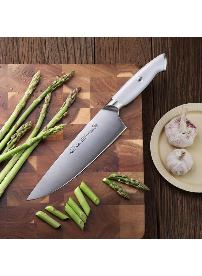 CANGSHAN Thomas Keller Signature Collection Swedish Powder Steel Forged, 8-Inch Chef Knife, White - Image 3