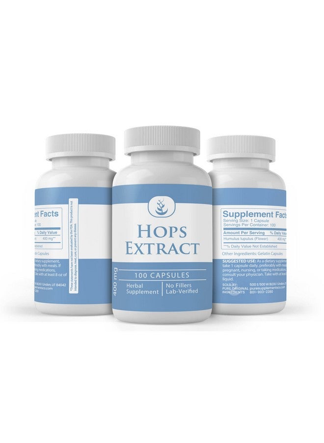 PURE ORIGINAL INGREDIENTS PURE ORIGINAL INGREDIENTS Hops Extract, (100 Capsules), Always Pure, No Additives Or Fillers, Lab Verified - Image 4