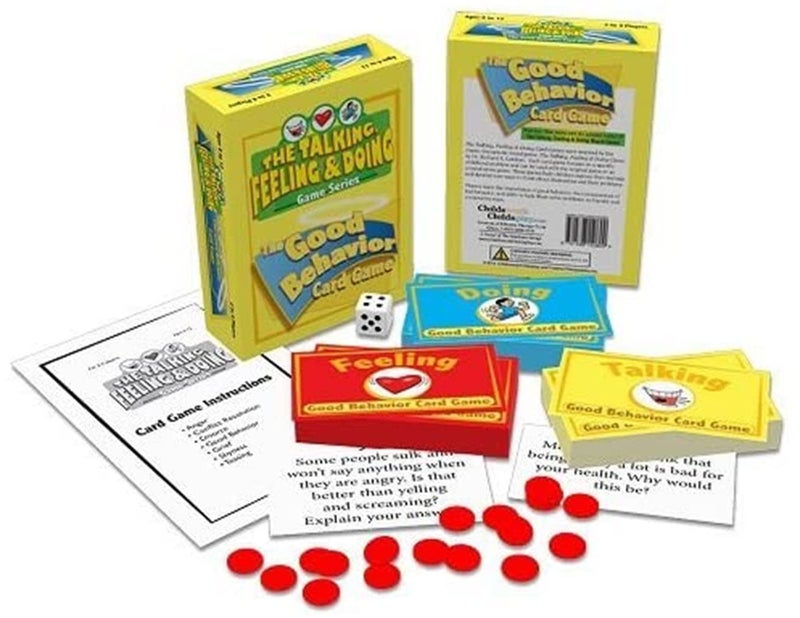 Childswork Childsplay ChildsworkChildsplay The Talking Feeling Doing Game Series The Good Behavior Card Game an Amazing Therapy Game for Kids to Improve Social Skills by Expressing Emotions and Feelings - Image 3