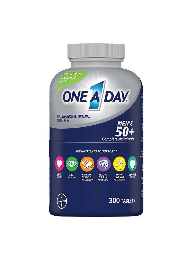 One A Day Men's 50 Plus Advantage Multi-Vitamins Tablet, SPECIALPack of 300 Count - Image 1